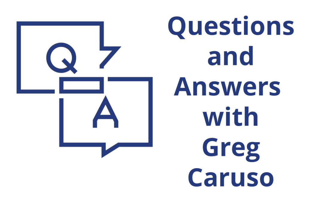 Greg Caruso answers questions about business valuation